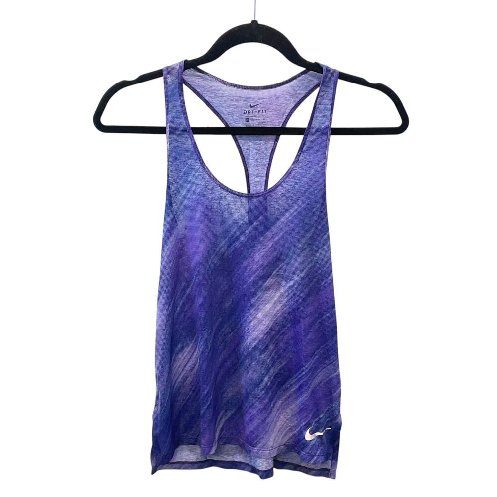 Nike Dri-Fit Womens XS Racerback Tank Purple Lightweight